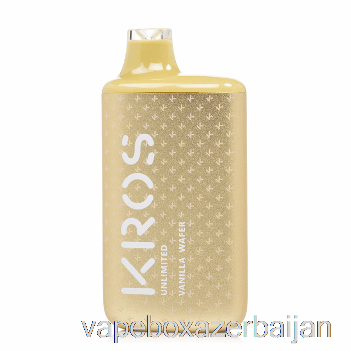 E-Juice Vape KROS Unlimited 6000 Disposable Vanilla Wafer